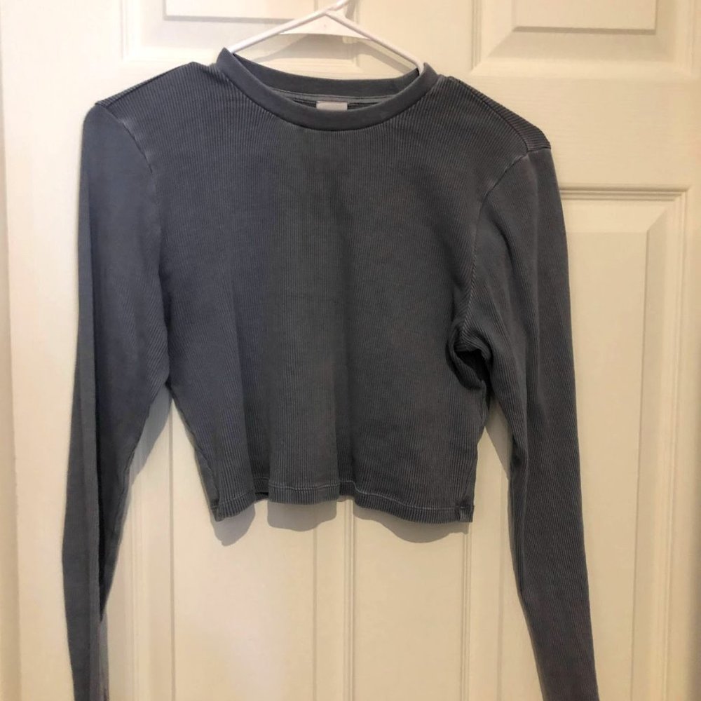 Tna Ribbed Cropped Longsleeve